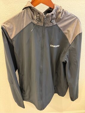 Samsung Employee Two-Tone Gray Hooded Softshell Jacket